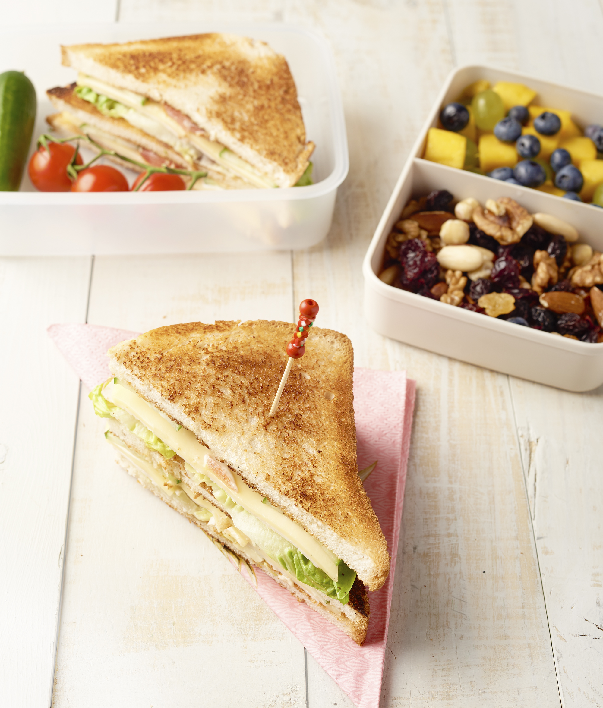 Club sandwich lunchbox